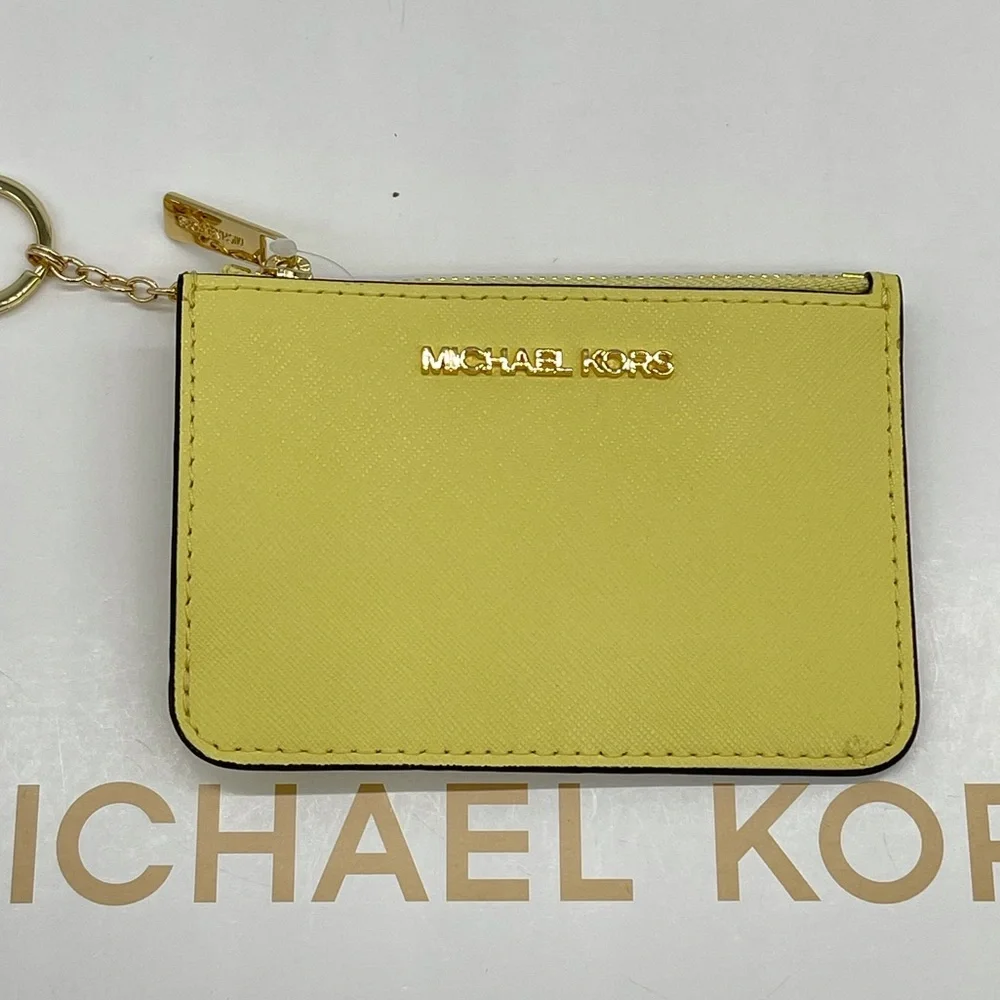 Michael Kors Small Top Zip Coinpouch Wallet